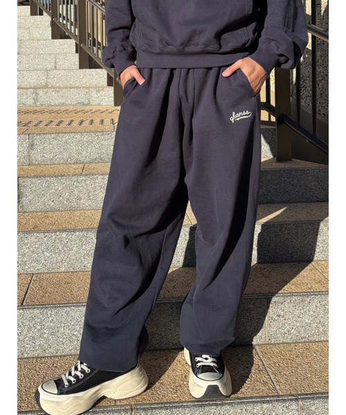 Glanss(グランス)の「Glanss logo sweat pants(スウェットパンツ・メンズ・ネイビー/グレー・MEDIUM/LARGE)」の12枚目の写真