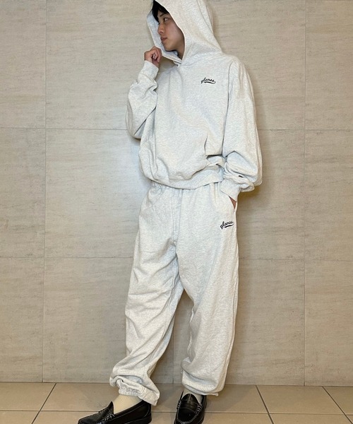 Glanss(グランス)の「Glanss logo sweat pants(スウェットパンツ・メンズ・ネイビー/グレー・MEDIUM/LARGE)」の16枚目の写真