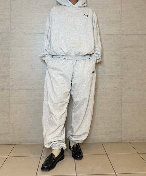 Glanss(グランス)の「Glanss logo sweat pants(スウェットパンツ・メンズ・ネイビー/グレー・MEDIUM/LARGE)」の13枚目の写真
