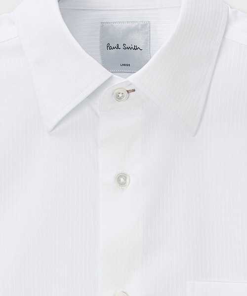 Paul Smith(ポールスミス)の「シャドーピンストライプ ボタンダウン ドレスシャツ / 153203 801PRK(ビジネスシャツ・メンズ・ホワイト/ライトブルー・SMALL/MEDIUM/LARGE/X-LARGE/XX-LARGE)」の5枚目の写真