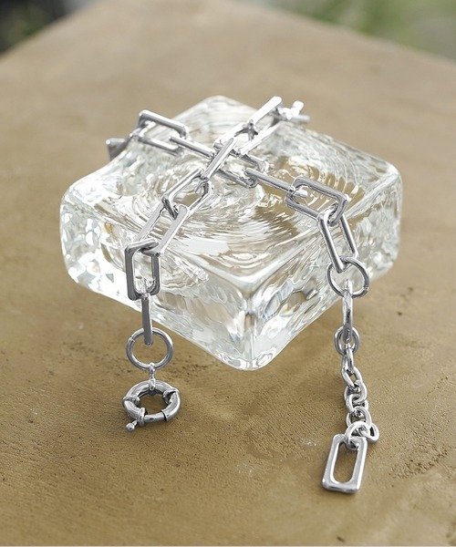 MinoriTY(マイノリティ)の「【MinoriTY】スクエアチェーンチョーカーネックレス メンズ ウィメンズ ユニセックス(ネックレス・メンズ・シルバー・FREE)」の7枚目の写真