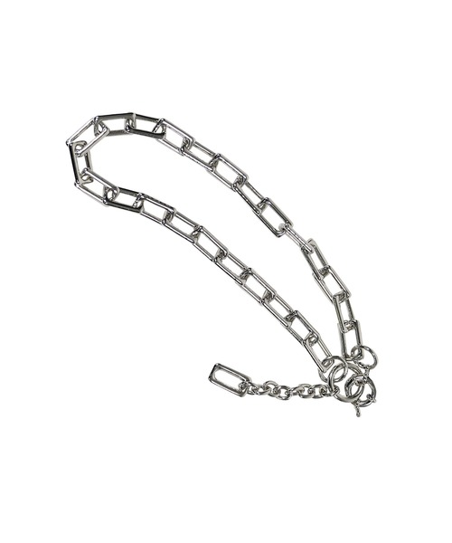 MinoriTY(マイノリティ)の「【MinoriTY】スクエアチェーンチョーカーネックレス メンズ ウィメンズ ユニセックス(ネックレス・メンズ・シルバー・FREE)」の9枚目の写真