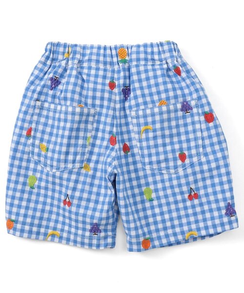 BIT'Z（ビッツ）の「フルーツとベジタブルの刺繍柄チェックパンツ（その他パンツ・キッズ・ブルー/グリーン/ピンク/レッド/パープル/イエロー・80/90/95/100/110/120）」の21枚目の写真