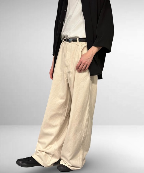 Burner(バーナー)の「5ポケットバギーデニム(デニムパンツ・メンズ・ナチュラル/インディゴブルー/ブラック・マルチサイズ)」の4枚目の写真