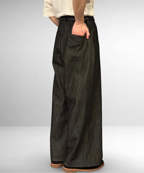 Burner(バーナー)の「5ポケットバギーデニム(デニムパンツ・メンズ・ナチュラル/インディゴブルー/ブラック・マルチサイズ)」の22枚目の写真