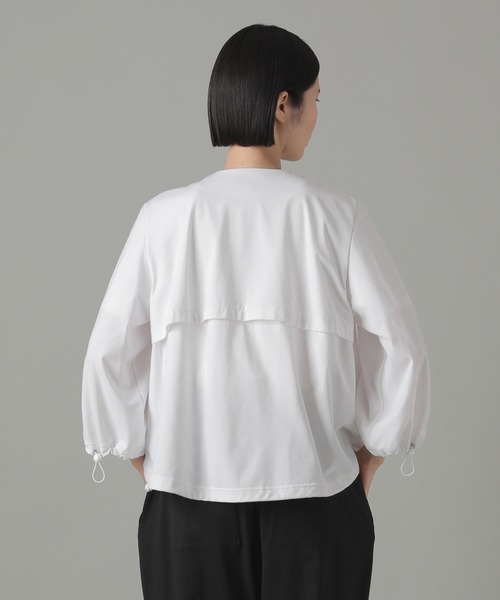 ZUCCa（ズッカ）の「Functionalジャージィー / ブルゾン / (O)（ブルゾン・レディース・ホワイト/ベージュ/ブラック・M size）」の5枚目の写真