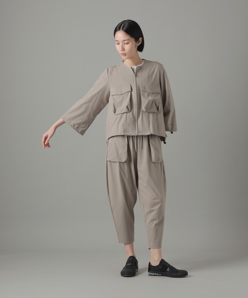 ZUCCa（ズッカ）の「Functionalジャージィー / ブルゾン / (O)（ブルゾン・レディース・ホワイト/ベージュ/ブラック・M size）」の7枚目の写真