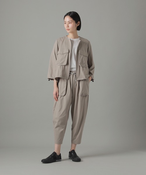 ZUCCa（ズッカ）の「Functionalジャージィー / ブルゾン / (O)（ブルゾン・レディース・ホワイト/ベージュ/ブラック・M size）」の8枚目の写真