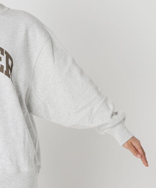 JOURNAL STANDARD（ジャーナルスタンダード）の「《追加2》ワンダーロゴスウェット（スウェット・レディース・アイボリー/ブラック系その他/ピンク・FREE）」の10枚目の写真