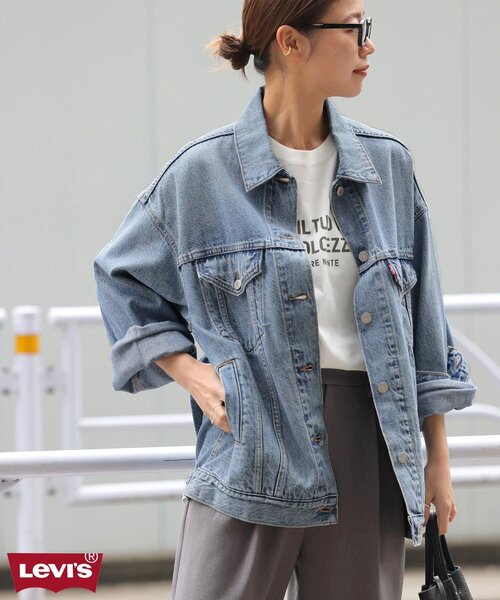 Levi's(リーバイス)の「《追加》別注【LEVI’S/リーバイス】*relume XL TRUCKER:デニムジャケット(デニムジャケット・レディース・ブルー・SMALL/X-SMALL)」の17枚目の写真