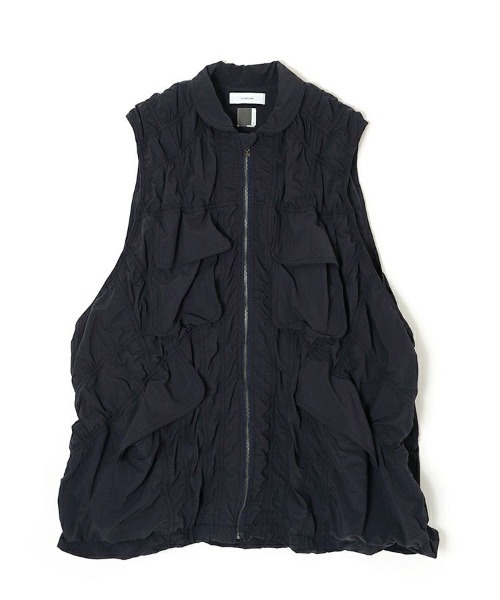 FACETASM】PATCHWORK VEST / ネイビー [NAT-JK-M03]（ベスト