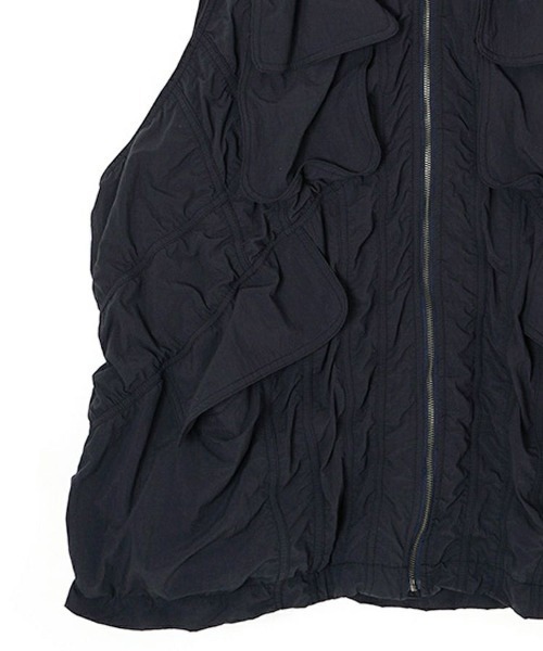 FACETASM（ファセッタズム）の「【FACETASM】PATCHWORK VEST / ネイビー [NAT-JK-M03]（ベスト・メンズ・ネイビー・4）」の7枚目の写真