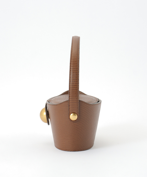 La TOTALITE(ラトータリテ)の「nuer/ニューイ Pot tote bag(ハンドバッグ・レディース・ブラック/ブラウン・FREE)」の3枚目の写真