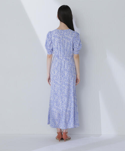 NATURAL BEAUTY BASIC（ナチュラルビューティーベーシック）の「◇フロントリボンプリントワンピース（ワンピース・レディース・ブルー系その他/ブラック系その他・MEDIUM/P/S）」の20枚目の写真