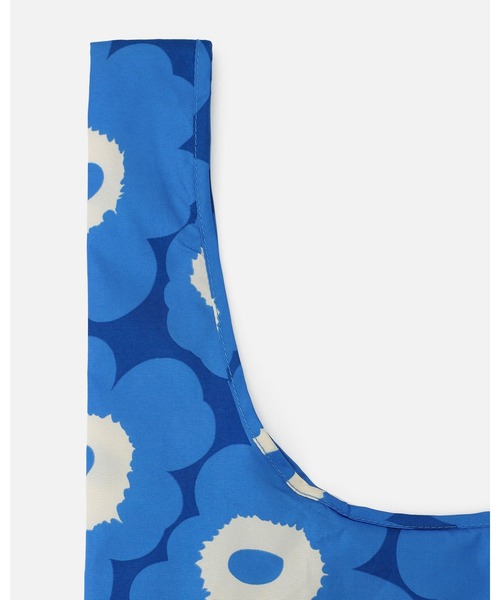 marimekko(マリメッコ)の「Unikko / Smartbag(エコバッグ/サブバッグ・レディース・ブルー/オレンジ・FREE)」の7枚目の写真