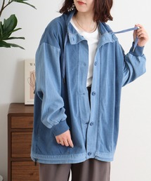 myke（ミーカ）の「myke インディゴ裏毛ブルゾン（ブルゾン）」