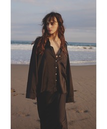 ALEXIA STAM | Satin Shirt /サテンシャツ(シャツ/ブラウス)