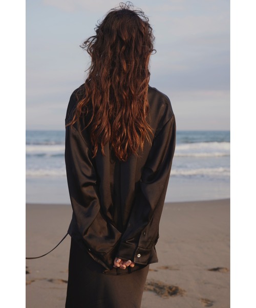 セール】Satin Shirt /サテンシャツ（シャツ/ブラウス）｜ALEXIA STAM