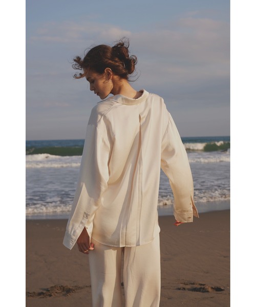 【完売品】 alexiastam サテン シャツ セール】Satin Shirt /サテンシャツ（シャツ/ブラウス）｜ALEXIA STAM