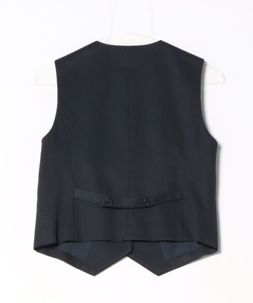 NEWYORKER（ニューヨーカー）の「【ウォッシャブル】ポリエステルリネンコード ベスト（テーラードジャケット・レディース・ベージュ/ネイビー・11号/9号）」の3枚目の写真
