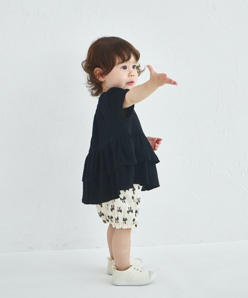 MABLI フリルトップス+ブルマ 2Y セットアップ MABLI フリルトップス+ブルマ 2Y セットアップ