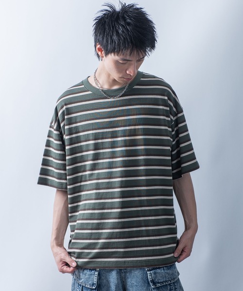 Tシャツ・カットソー NOMANUAL NM BORDER T SHIRT 5JH531 NOMANUAL NM BORDER T SHIRT 5JH531 (NOMANUAL/Tシャツ