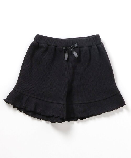 apres les cours（アプレレクール）の「【WEB限定/ジュニア対応】ワッフルショートパンツ（その他パンツ・キッズ・サックスブルー/アイボリー/ブラック/ラベンダー・100/90/80/140/130/120/110）」の14枚目の写真