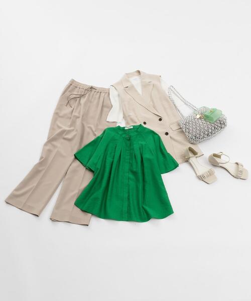 OPAQUE.CLIP（オペークドットクリップ）の「スクエアトゥグルカサンダル（サンダル・レディース・アイボリー/ブラック・03/02）」の14枚目の写真