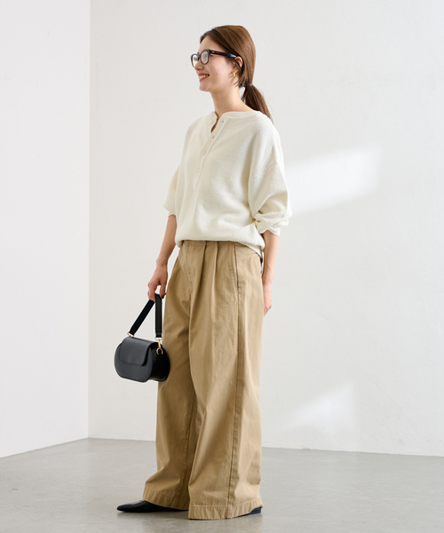 FRAMeWORK（フレームワーク）の「≪追加≫TUCK CHINO パンツ2（チノパンツ・レディース・ベージュ/ホワイト・40/38/36）」の22枚目の写真