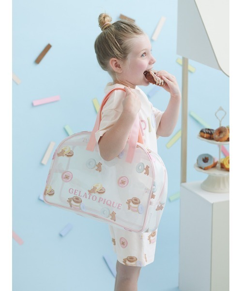 セール】【KIDS】ドーナツベア柄ショートパンツ（ルームウェア