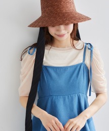 mysty woman | ラメシアーギャザースリーブプルオーバー　453391(Tシャツ/カットソー)