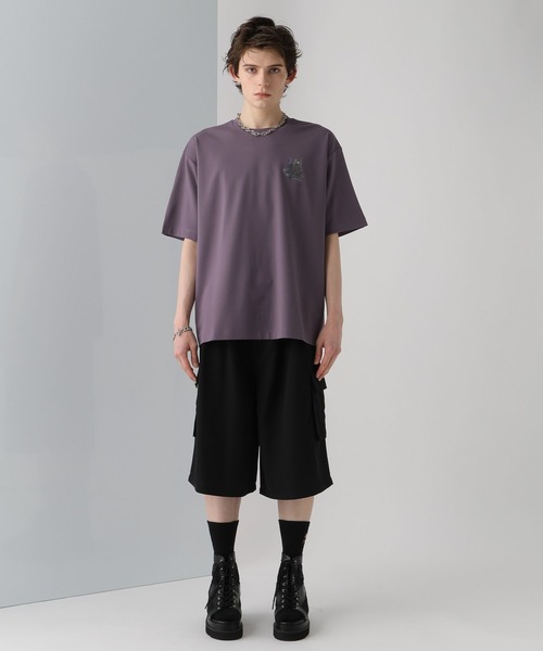 HARE（ハレ）の「【一部カラーSET UP対応】ワイドカーゴショーツ(HARE)（カーゴパンツ・メンズ・ブラック/グレー系その他・FREE）」の6枚目の写真