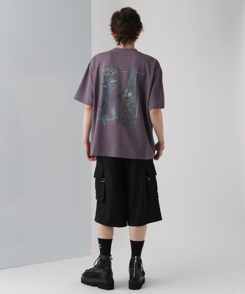 HARE（ハレ）の「【一部カラーSET UP対応】ワイドカーゴショーツ(HARE)（カーゴパンツ・メンズ・ブラック/グレー系その他・FREE）」の8枚目の写真