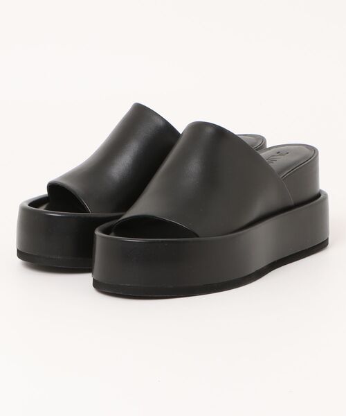 JVAM（ジェーヴィエーエム）の「【JVAM】厚底ウエッジミュールサンダル(E52505)（サンダル・レディース・ブラック/アイボリー・36/37/38/39/35）」の10枚目の写真