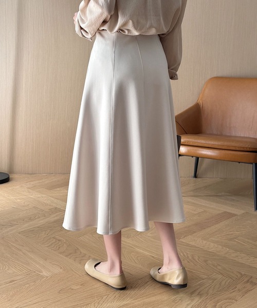 DECADE CLASSIC（ディケイド クラシック）の「Aラインフレアスカート（スカート・レディース・ブラック/オフホワイト・SMALL/MEDIUM）」の12枚目の写真