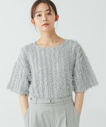 GLOBAL WORK | ジャガードフリンジプルオーバー/289888(Tシャツ/カットソー)