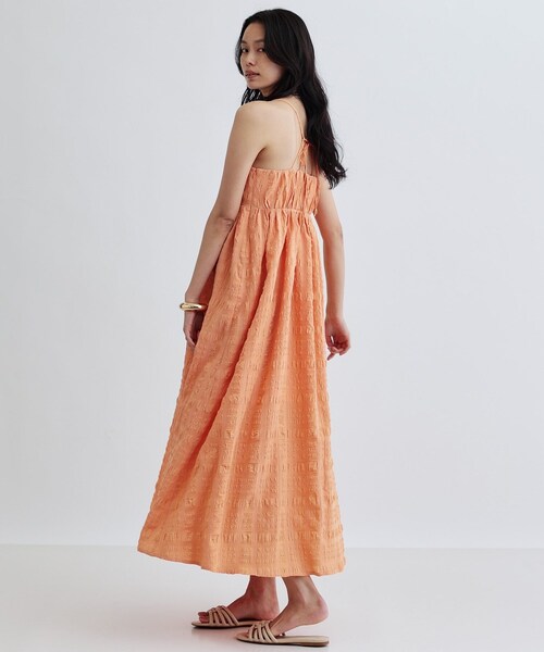 GALLEST（ギャレスト）の「サロペットワンピース（ワンピース・レディース・ライトオレンジ系/ブラック・36/38）」の14枚目の写真