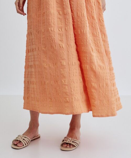 GALLEST（ギャレスト）の「サロペットワンピース（ワンピース・レディース・ライトオレンジ系/ブラック・36/38）」の9枚目の写真