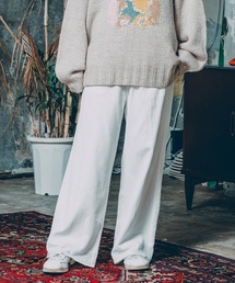 Foo Tokyo（フートーキョー）の「【ボトムス】和紙コットンシアーパンツ　ホワイト（その他パンツ）」