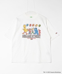 【FRUIT OF THE LOOM/フルーツオブザルーム】ESAME STREET× FRUIT OF THE LOOM Illust T-Shirt C
