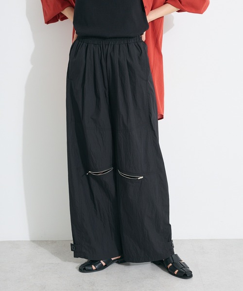 CRAFT STANDARD BOUTIQUE（クラフトスタンダードブティック）の「パラシュートカーゴパンツ（カーゴパンツ・レディース・オレンジ/ベージュ/ブラック・M/L）」の2枚目の写真