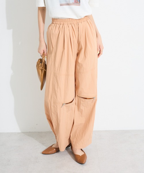 CRAFT STANDARD BOUTIQUE（クラフトスタンダードブティック）の「パラシュートカーゴパンツ（カーゴパンツ・レディース・オレンジ/ベージュ/ブラック・M/L）」の13枚目の写真