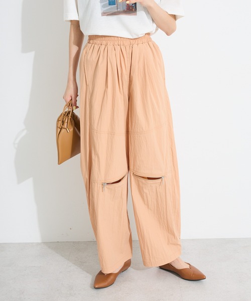 CRAFT STANDARD BOUTIQUE（クラフトスタンダードブティック）の「パラシュートカーゴパンツ（カーゴパンツ・レディース・オレンジ/ベージュ/ブラック・M/L）」の14枚目の写真