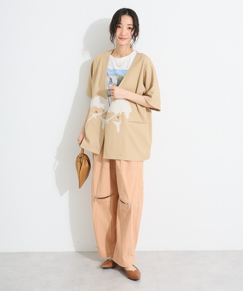 CRAFT STANDARD BOUTIQUE（クラフトスタンダードブティック）の「パラシュートカーゴパンツ（カーゴパンツ・レディース・オレンジ/ベージュ/ブラック・M/L）」の17枚目の写真