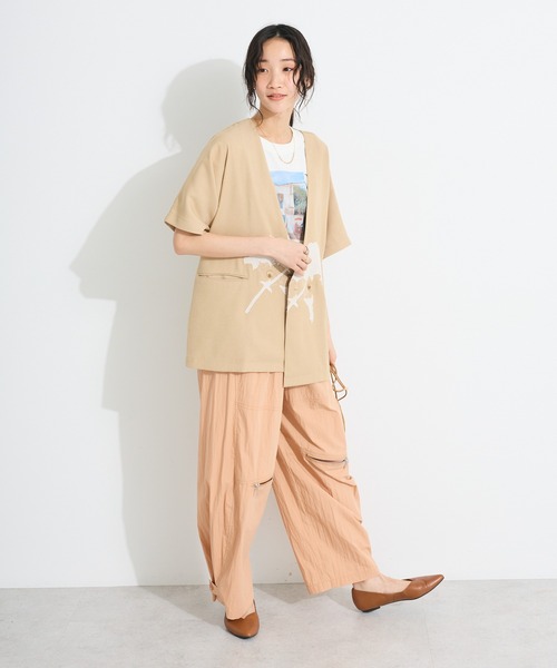 CRAFT STANDARD BOUTIQUE（クラフトスタンダードブティック）の「パラシュートカーゴパンツ（カーゴパンツ・レディース・オレンジ/ベージュ/ブラック・M/L）」の18枚目の写真