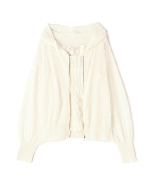 PROPORTION BODY DRESSING(プロポーションボディドレッシング)の「シアーニットパーカーアンサンブル / 1215170511(パーカー・レディース・ピンク/ホワイト系その他/ライトグリーン・FREE)」の13枚目の写真