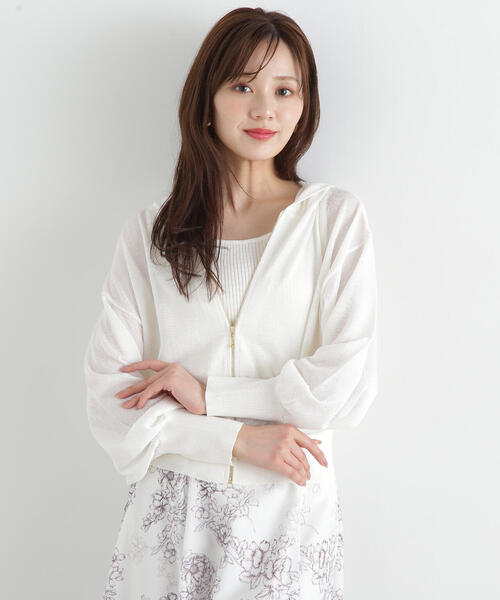 パーカー シアーニットパーカーアンサンブル / 1215170511 レディース PROPORTION BODY DRESSING パーカー シアーニットパーカー
