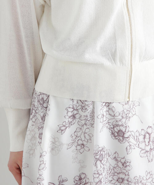 PROPORTION BODY DRESSING(プロポーションボディドレッシング)の「シアーニットパーカーアンサンブル / 1215170511(パーカー・レディース・ピンク/ホワイト系その他/ライトグリーン・FREE)」の22枚目の写真