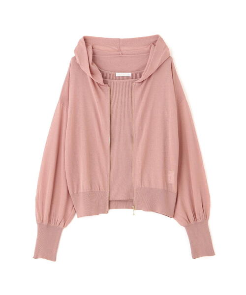 PROPORTION シアーニットパーカーアンサンブル PROPORTION BODY DRESSING｜シアーニットパーカーアンサンブル