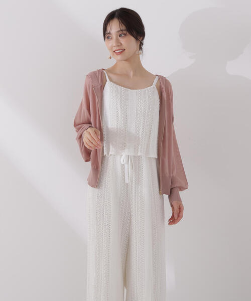 PROPORTION シアーニットパーカーアンサンブル シアーニットパーカーアンサンブル | PROPORTION BODY DRESSING